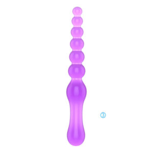 Plug Anal ondulado em Jelly - 23cm - Sex shop