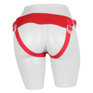 Cinta Peniana Strap on Neoprene Plus Vermelho - Sex shop