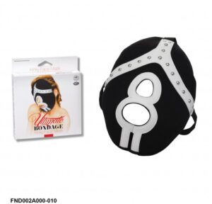 Máscara para fetiche com abertura para o nariz e boca - ULTIMATE BONDAGE KINKY FACE MASK - NANMA - Sexshop-0