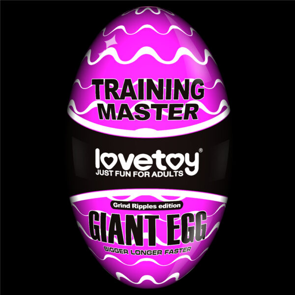 Masturbador Masculino BIG EGG gigante Estimulador Linhas - LOVE TOY