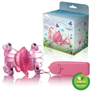 Borboleta Mágica - Butterfly Estimulador Feminino Rosa - Sexshop