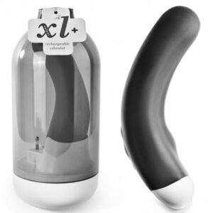 Massageador de 16 velocidades - XL + RECHARGEABLE MASSAGER VELVET BLACK - X MYBOX - Sexshop