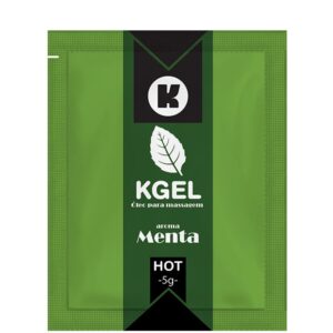 Lubrificante Quente Kgel Menta 5g - Sache - Sex shop-0