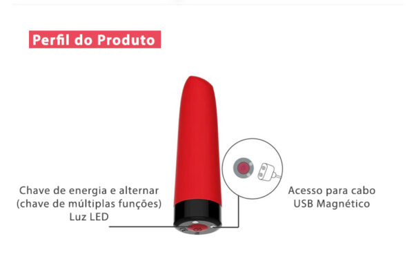 Vibrador Awaken - Magic Motion - Controlado também por APP De qualquer lugar do mundo