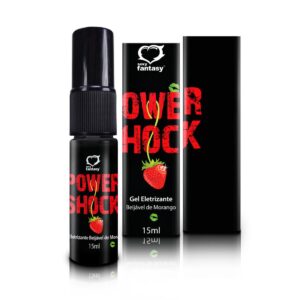 Power Shock Beijável Morango Eletrizante 15ml SexyFantasy