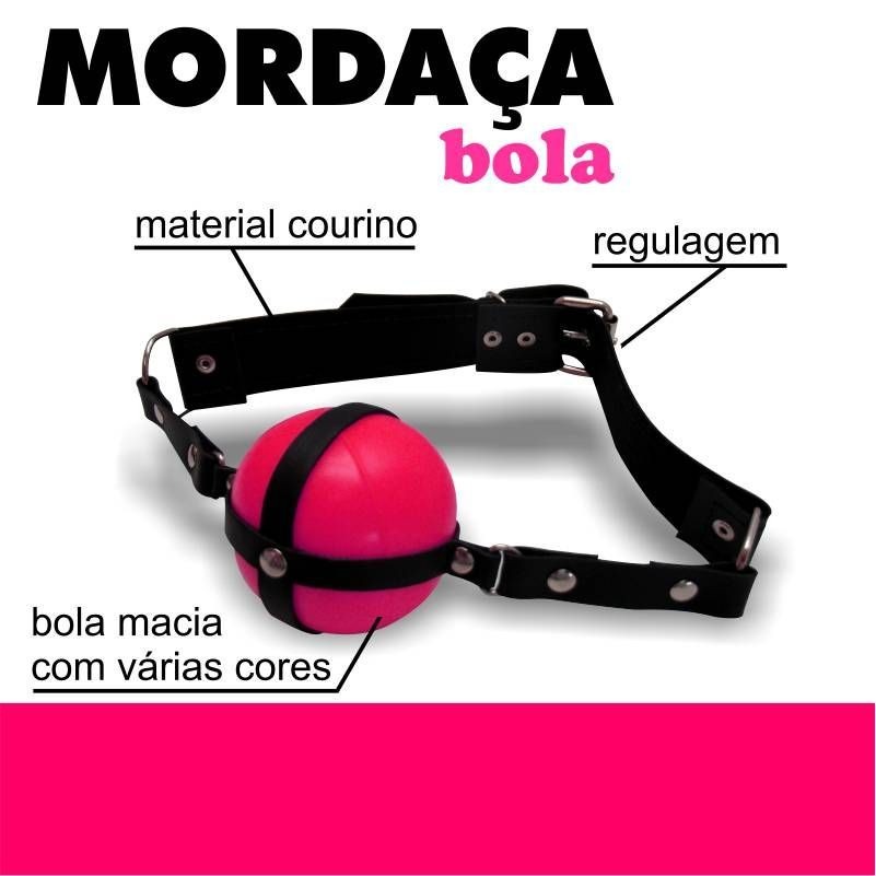 Mordaça Bola Média - Sexshop