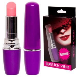 Vibrador Discreto Formato Batom - Sex shop