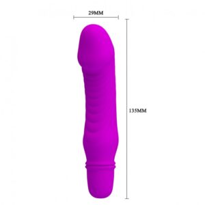 Mini Vibrador com Ponta em Formato de Glande - PRETTY LOVE JUSTIN - Sex shop