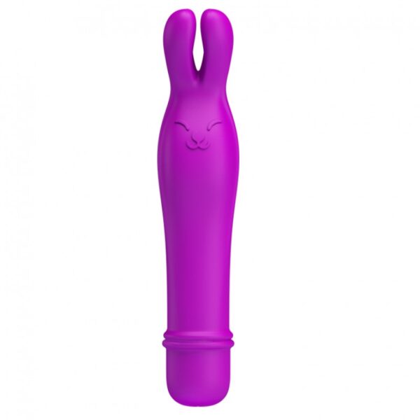 Mini Vibrador, com Orelhas de Coelho e 10 Modos de Vibração - PRETTY LOVE ELVIRA - Sex shop