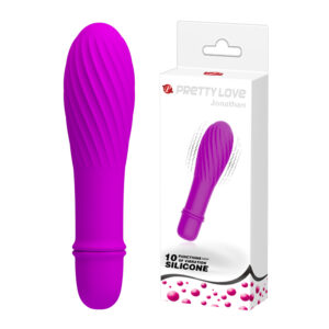 Mini Vibrador com Relevo em Espiral - PRETTY LOVE JONATHAN - Sexy shop