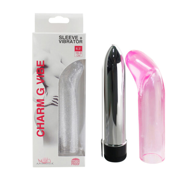 Vibrador Personal com Capa Ponto G Lisa - APHRODISIA PERFECT TOUCH VIBE - Sexshop