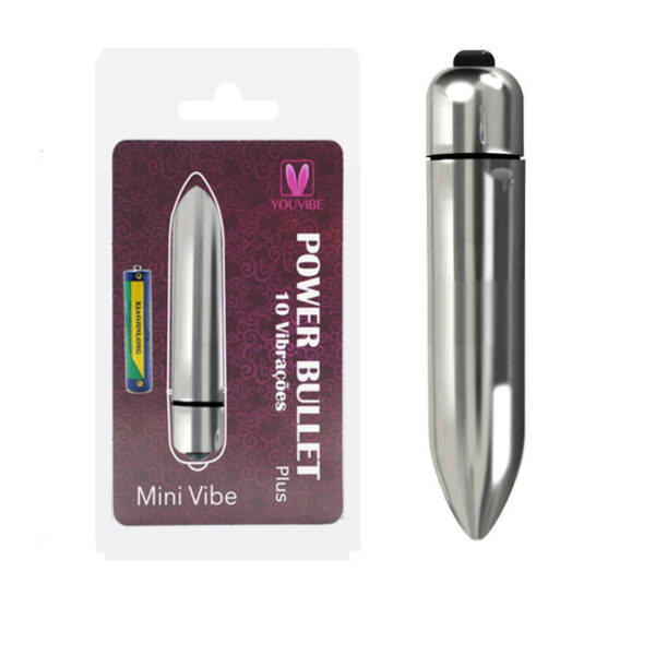 Vibrador Cápsula Power Bullet Plus - Mini Vibe 10 Vibrações - YOUVIBE - Sexshop