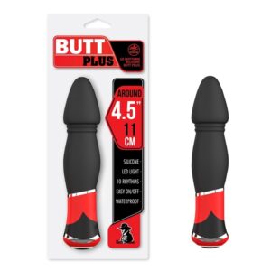 Plug anal 10 velocidades com detalhes em metal - BUTT PLUS NANMA - Sexshop