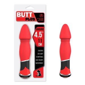 Plug anal 10 velocidades com detalhes em metal - BUTT PLUS - NANMA - Sexshop