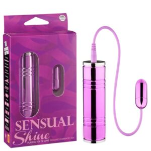 Cápsula metalizada lilás 10 velocidades - SENSUAL SHINE - NANMA - Sexshop