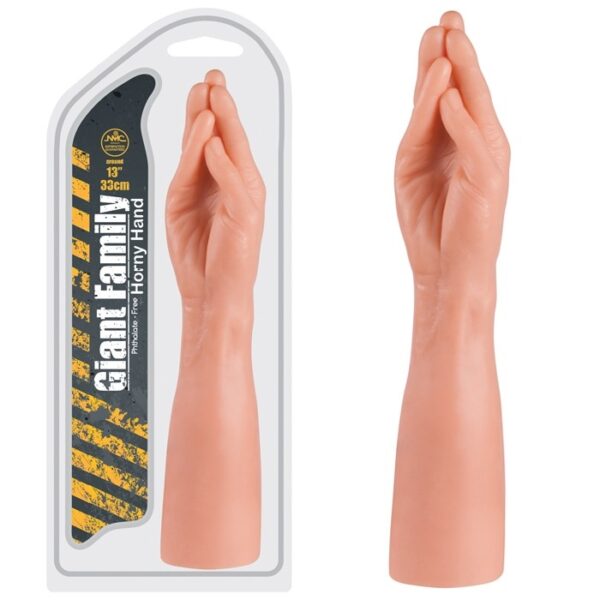 Penetrador realístico mão e punho - HORNY HAND - GIANT FAMILY - Sexshop