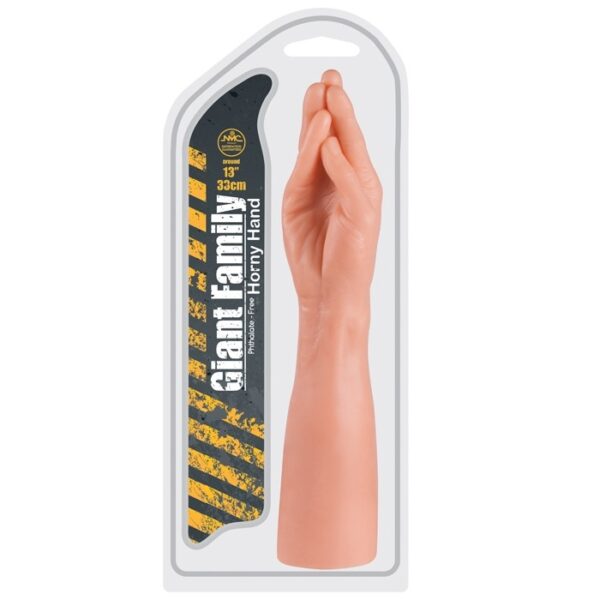 Penetrador realístico mão e punho - HORNY HAND - GIANT FAMILY - Sexshop