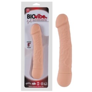 Pênis silicone 19cm resistente à água com 10 ritmos vibrantes - BIO VIBE - NANMA - Sexyshop