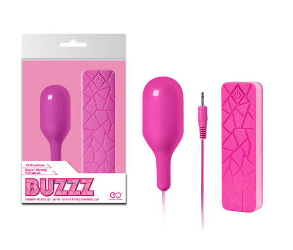 Buzz - Vibrador com Capsula Rosa, 10 velocidades