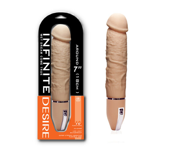 Infinite Desire Vibrador em Formato de Pênis 18cm - Sex shop