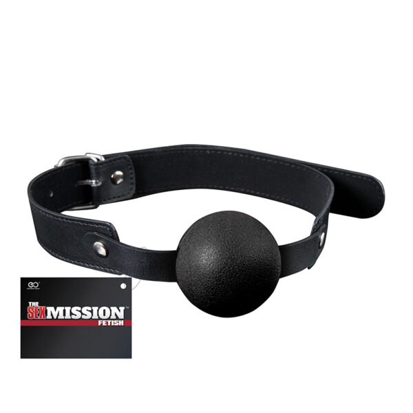 Mordaça Bola - The Sexmission Fetish - Solid ball gag with hand - NANMA - Sexshop