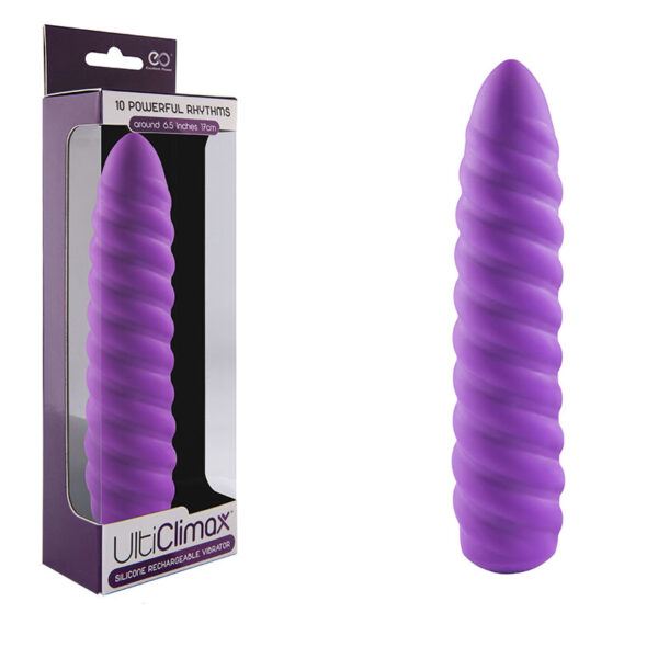 Vibrador 10 Velocidades Ulti Climax - SILICONE SLEEVE WITH RECHARGEABLE - Sex shop