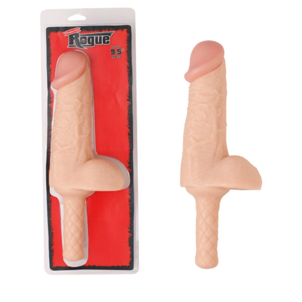 Pênis realístico Gigante - ROUGUE - 9.5" PVC Dong packed in clamshell 24CM - com cabo NANMA - Sex shop