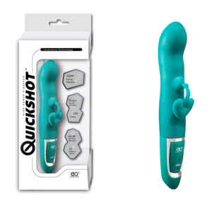 Vibrador Com estimulador de Clitóris em Silicone QuickShot - High Power Vibration Nanma - Sex shop-0