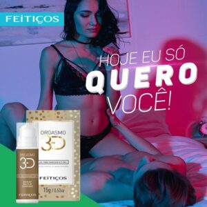 Orgasmo Excitante 3D 3 em 1 15g Feitiços - Sex shop