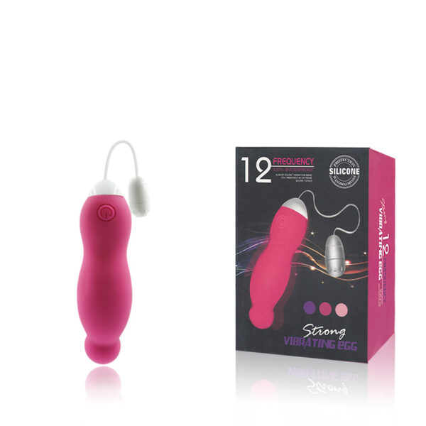 Cápsula Vibratória, Recarregável Ponto G com 12 Modos de Vibração - STRONG VIBRATING EGG - Sexshop