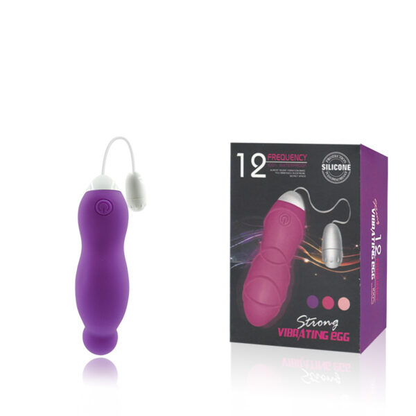 Cápsula Vibratória, Recarregável Ponto G com 12 Modos de Vibração - STRONG VIBRATING EGG - Sexshop