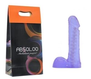 Pênis 18cm com escroto e vértebra - ABSOLOO - Sexshop