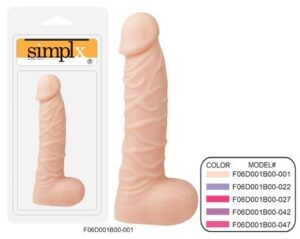 Pênis de 19 cm com veias salientes e escroto - SIMPLX 8 - NANMA - Sexshop