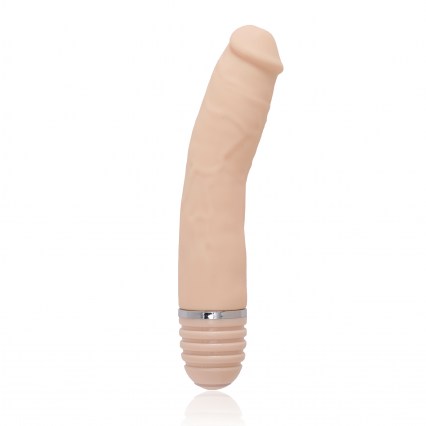 Pênis flexível 19cm e 10 ritmos - SILICONE BENDABLE BUDDY - NANMA - Sexshop