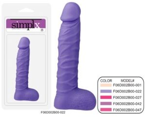 Pênis realístico de 17,5 cm com veias salientes e escroto - SIMPLX 7 - NANMA - Sexshop