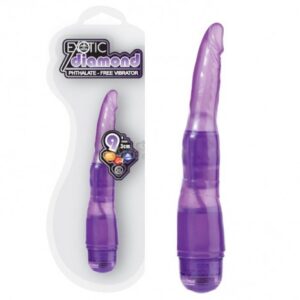 Pênis slim com 10 ritmos e luz de Led - EXOTIC DIAMOND - NANMA - Sexshop-0