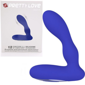 Massageador de Próstata Brave com Vibradro - Pretty Love - Sexshop