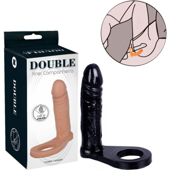 Anel companheiro Black - Sexshop