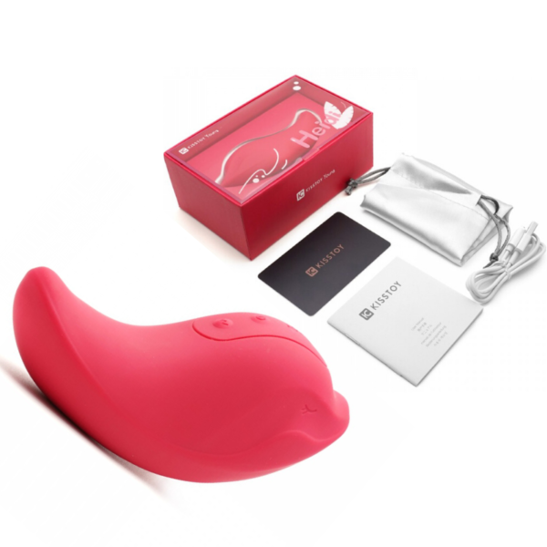 Vibrador Clitoriano Golfinho com 5 vibrações - Heidi Kiss Toy