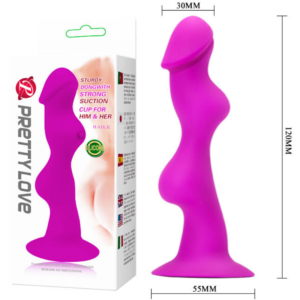 Plug Anal de Silicone ondulado PRETTY LOVE - Sexshop