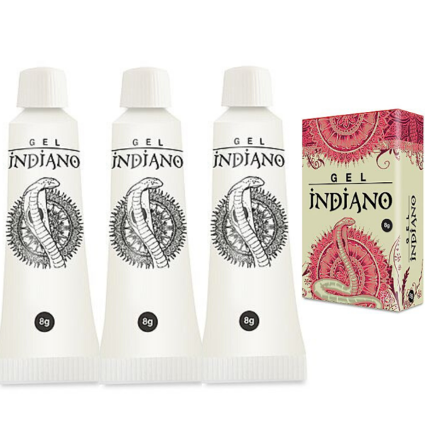 Kit 03 Gel Indiano 8 gramas bisnaga Gel Sensibilizante - Sex shop