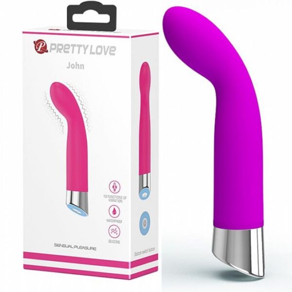 Vibrador Ponto G Massageador Feminino - John - Pretty Love - Sexshop