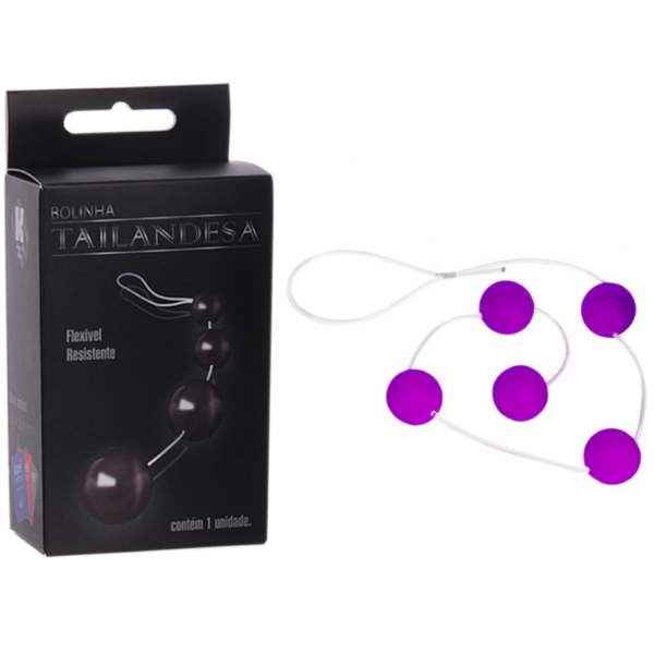 Bolinhas Tailandesas para Pompoarismo 1,9cm Lilás - Sex shop