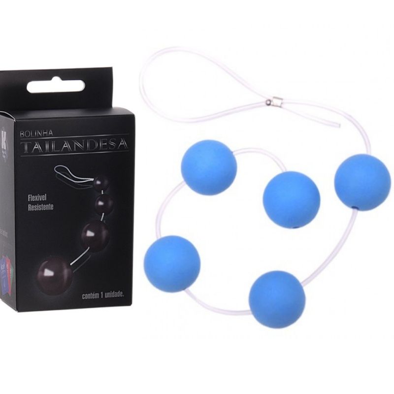 Bolinha Tailandesa 5 bolinhas Azuis - Sexshop