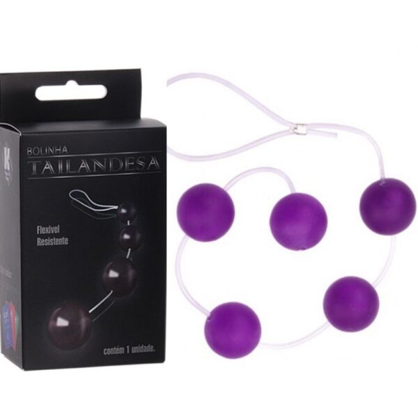 Bolinha Tailandesa 5 bolinhas Lilás - Sexshop