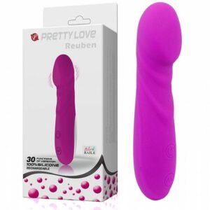 Vibrador Curvo Silicone Recarregável 30 níveis de vibração REUBEN - Sex shop