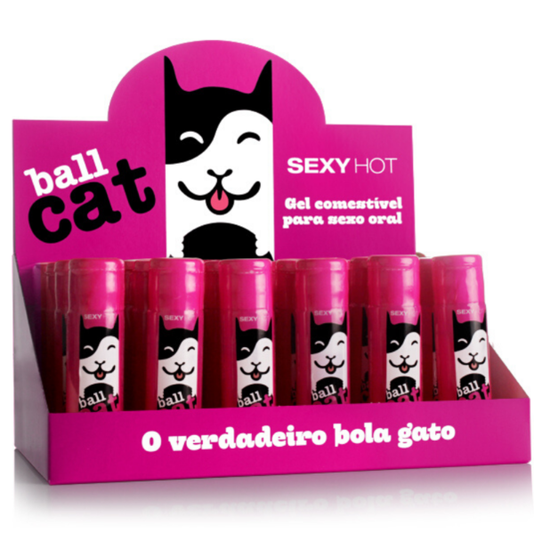 Sexo Oral BALL CAT - Fogo e Gelo - Sabor Tropical Kiss - Sexshop