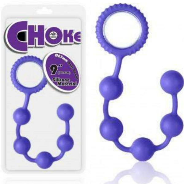 Bolinhas anais de silicone - CHOKE - NANMA - Sexshop