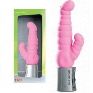 Vibrador rotativo com estimulador clitoriano - PAUL PAULINA SHAKE N TWIST - FUN FACTORY - Sexshop