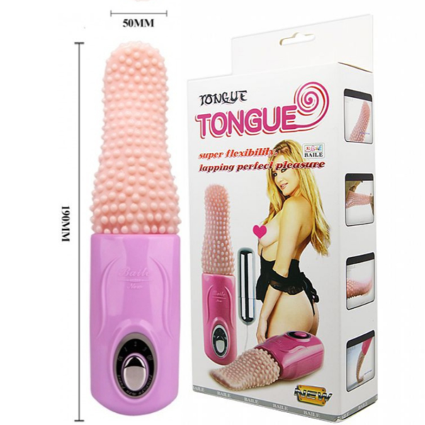 Vibrador Formato de Língua Tongue Massageador - Baile